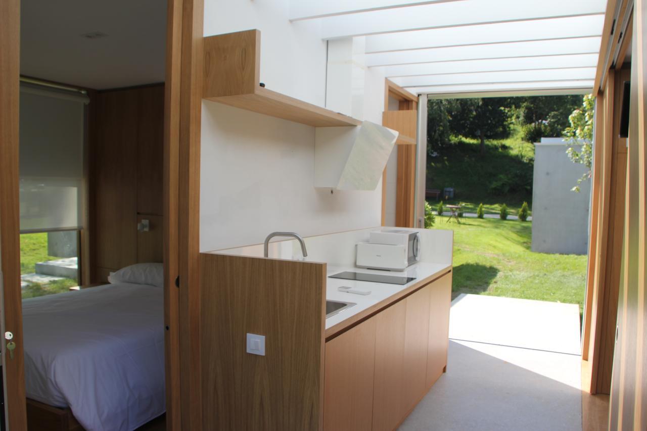 Bungalow Camping Los Manzanos Santa Cruz de Oleiros Eksteriør bilde
