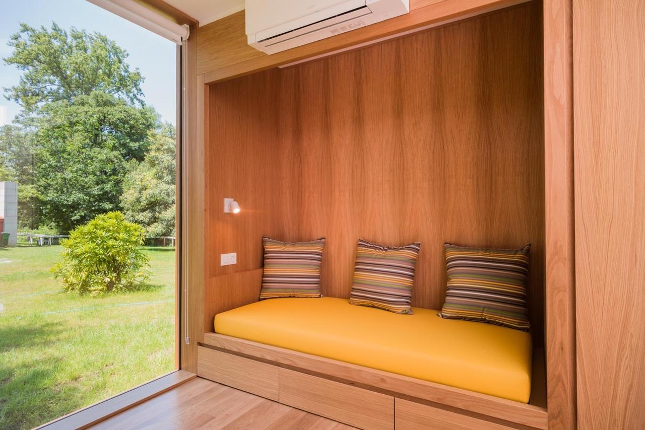 Bungalow Camping Los Manzanos Santa Cruz de Oleiros Eksteriør bilde