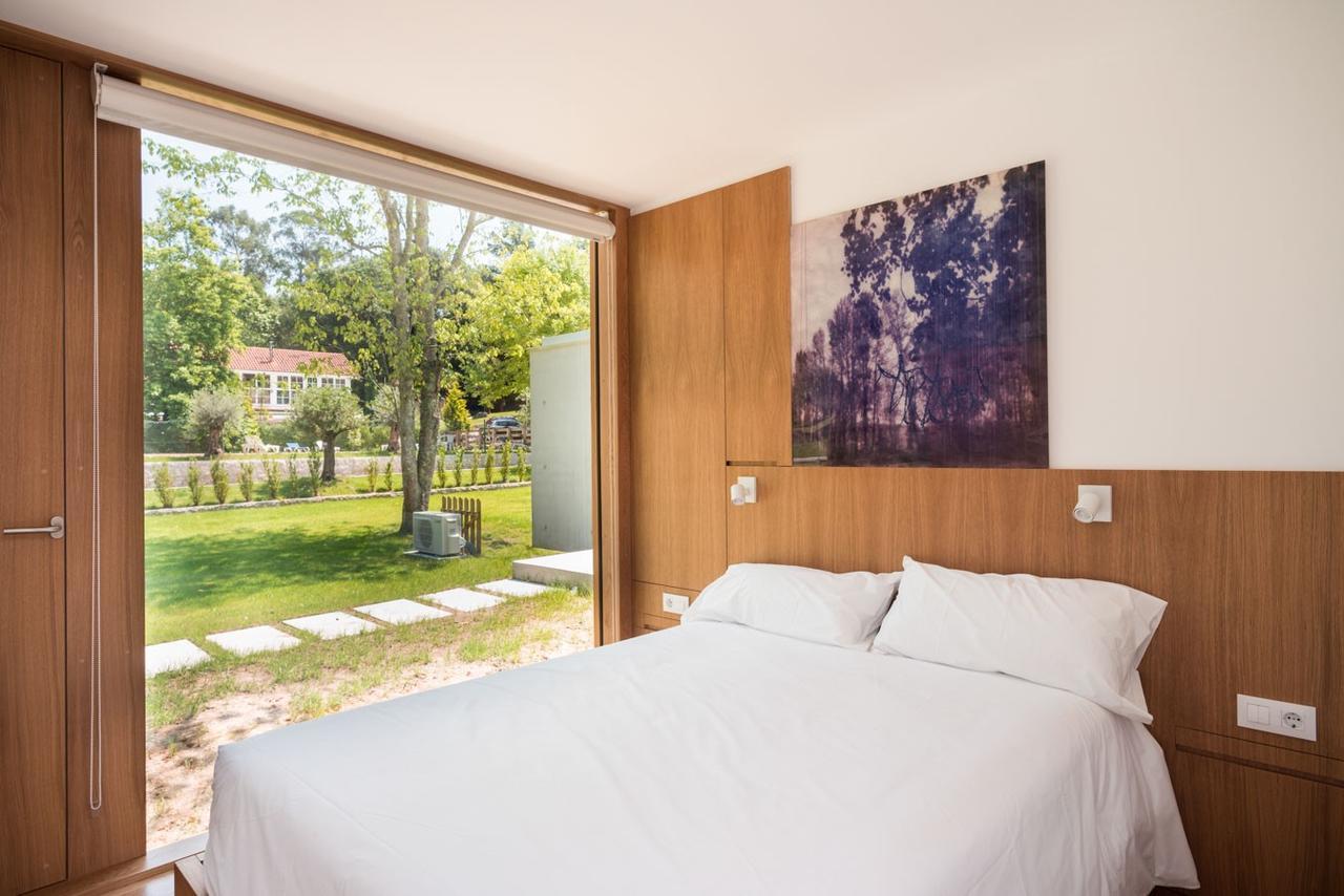 Bungalow Camping Los Manzanos Santa Cruz de Oleiros Eksteriør bilde